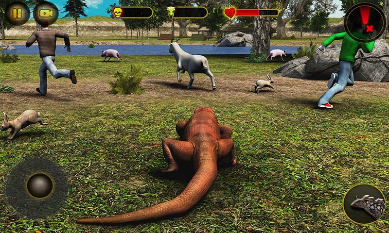 Komodo Dragon Rampage 2016 게임 스크린 샷