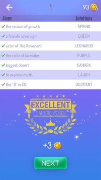 Captura de Tela do Jogo Mystic Words