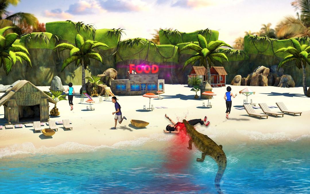 Crocodile Attack - Animal Simulator ภาพหน้าจอเกม