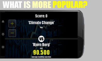 Who is more popular? Game Screenshot