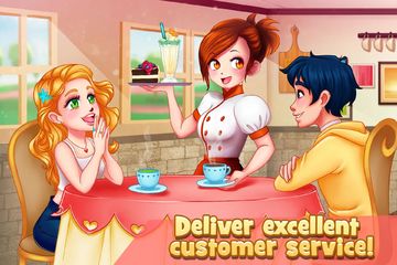 Dessert Chain: Café Waitress & Game Screenshot