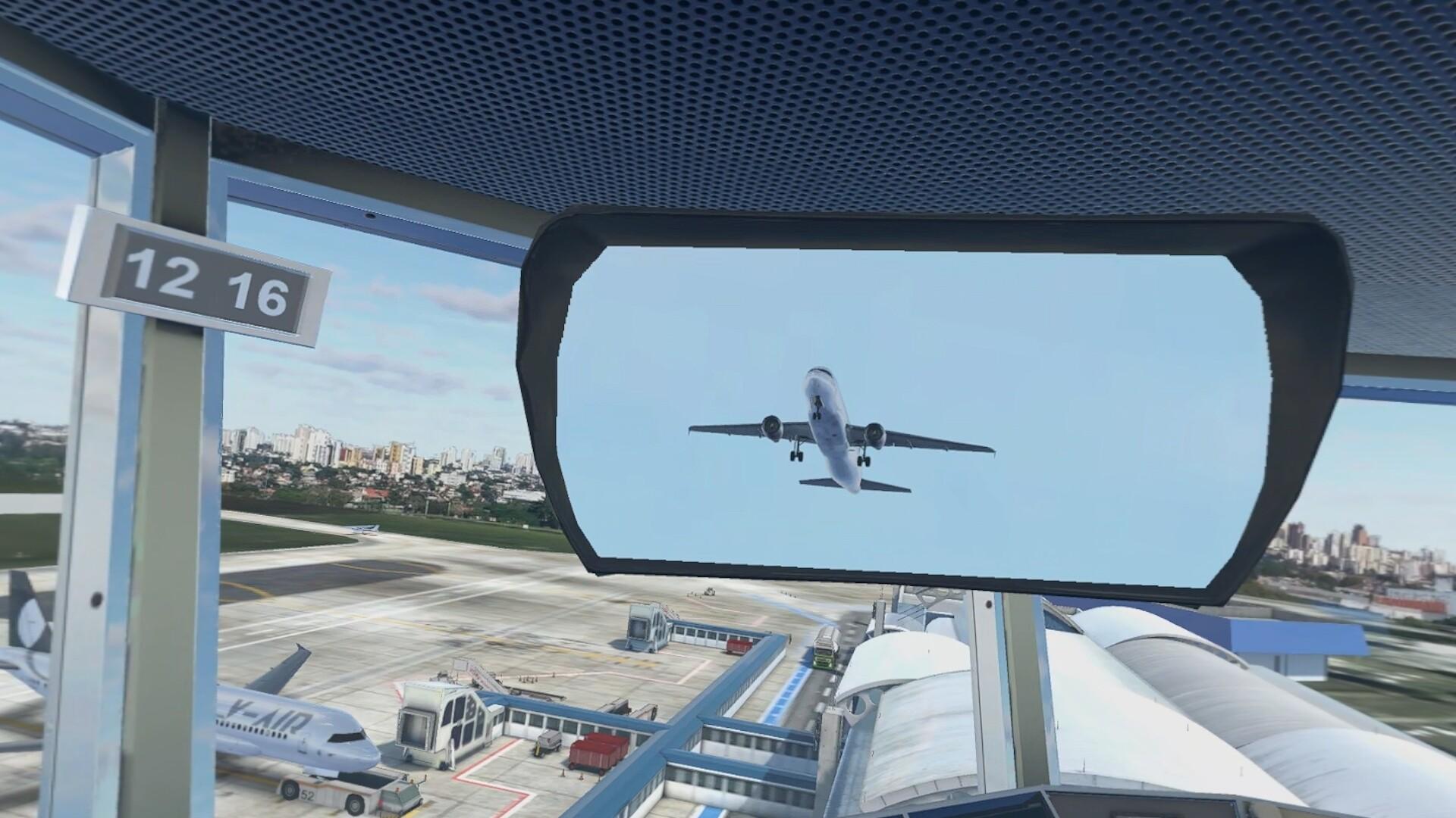 Cuplikan Layar Game V-Air Traffic Control