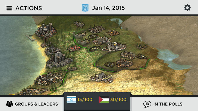 PeaceMaker: Israeli Palestinian Conflict Game Screenshot