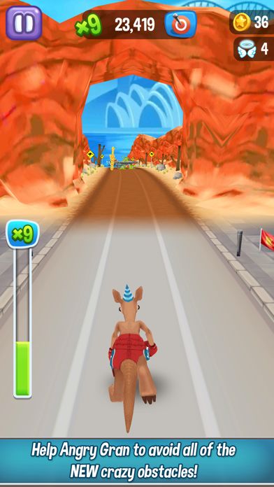 Angry Gran Run - Running Game 게임 스크린 샷