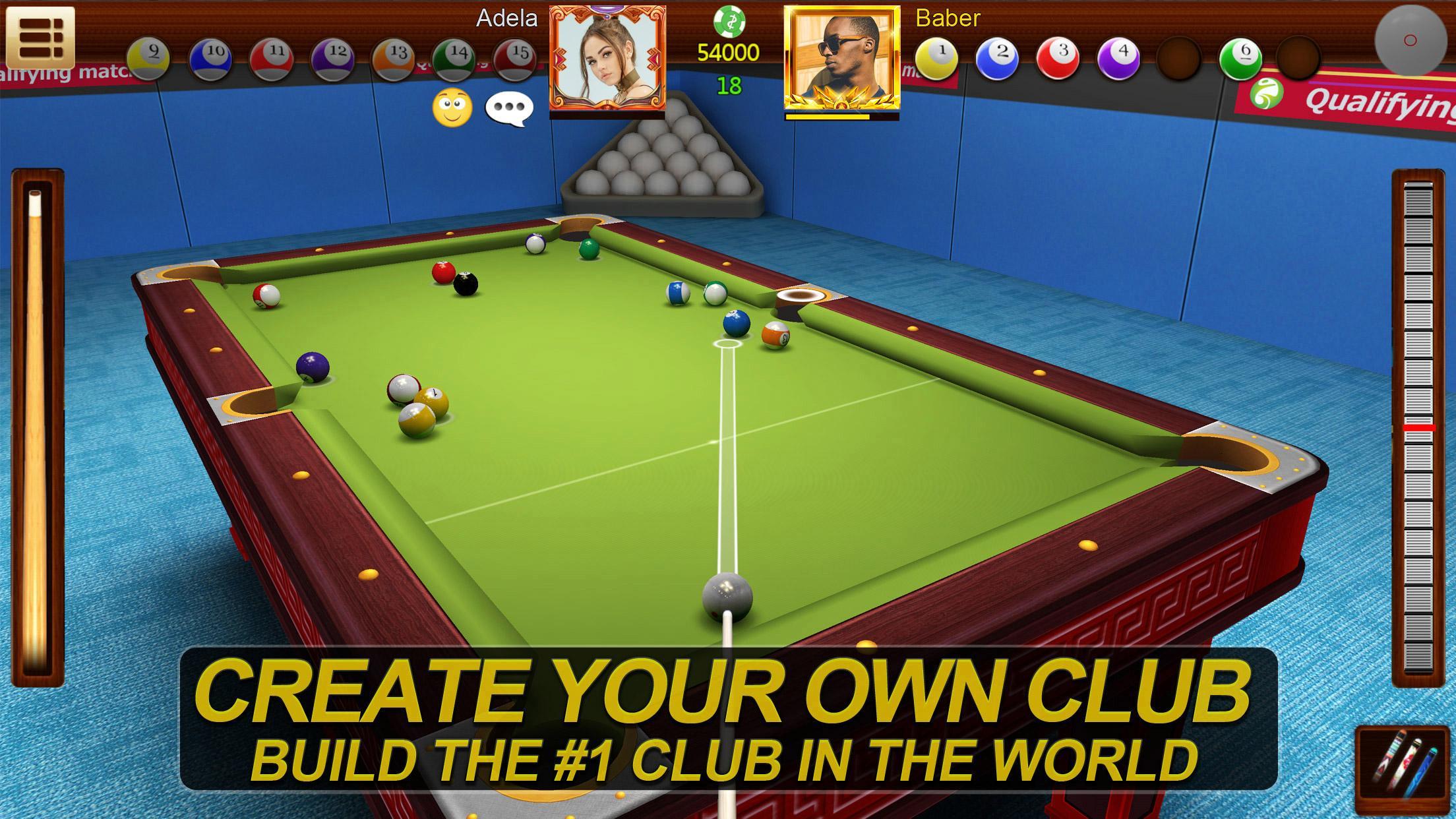 Real Pool 3D Online 8Ball Game Game Screenshot