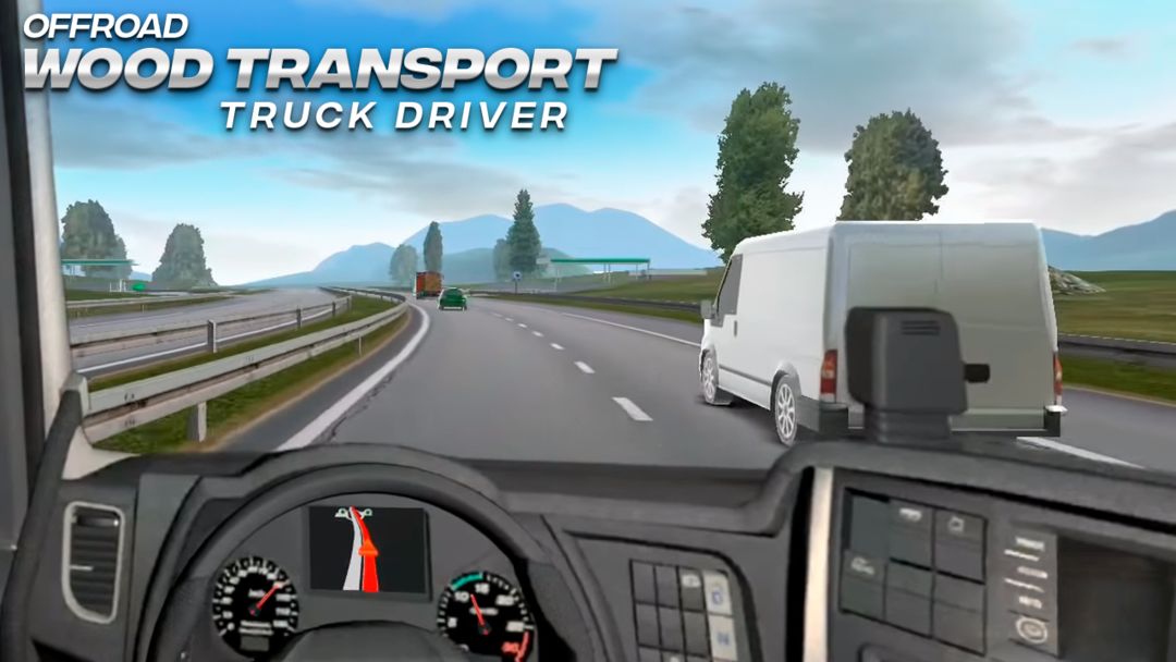 Offroad Wood Transport Truck Driver screenshot game