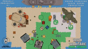 Iron Warfare Pixel Assault Game Screenshot