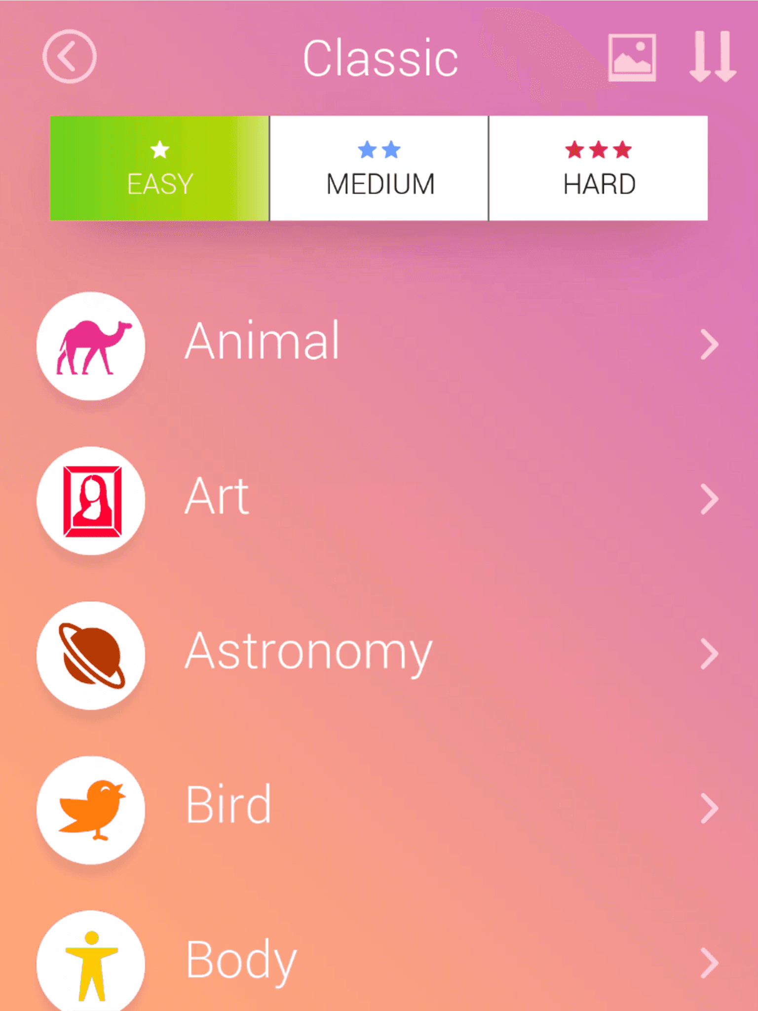 Word Search Puzzle Game Screenshot