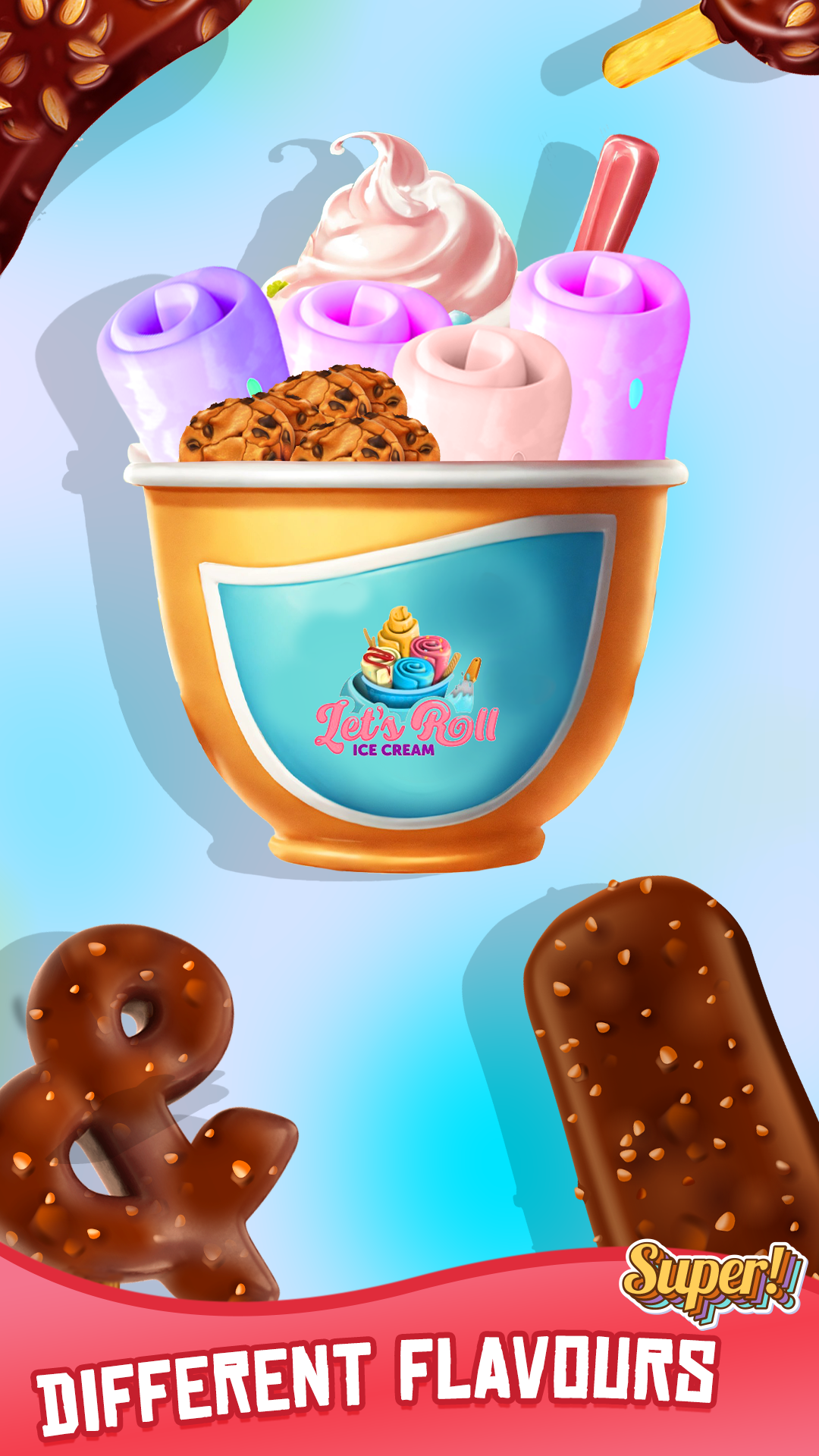 Screenshot of Dessert DIY Ice Cream Roll