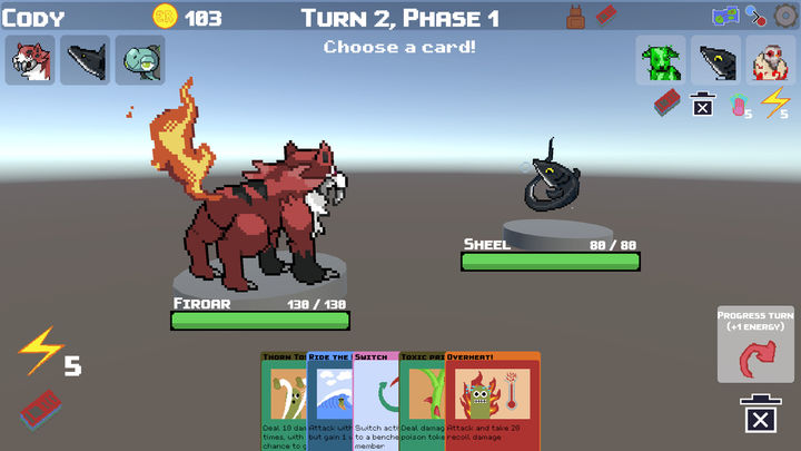 Screenshot 1 of Cards and Creatures 