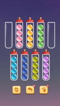 Sorting Ball Quiz Game Screenshot