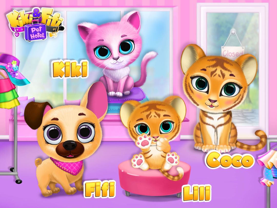 Kiki & Fifi Pet Hotel ภาพหน้าจอเกม