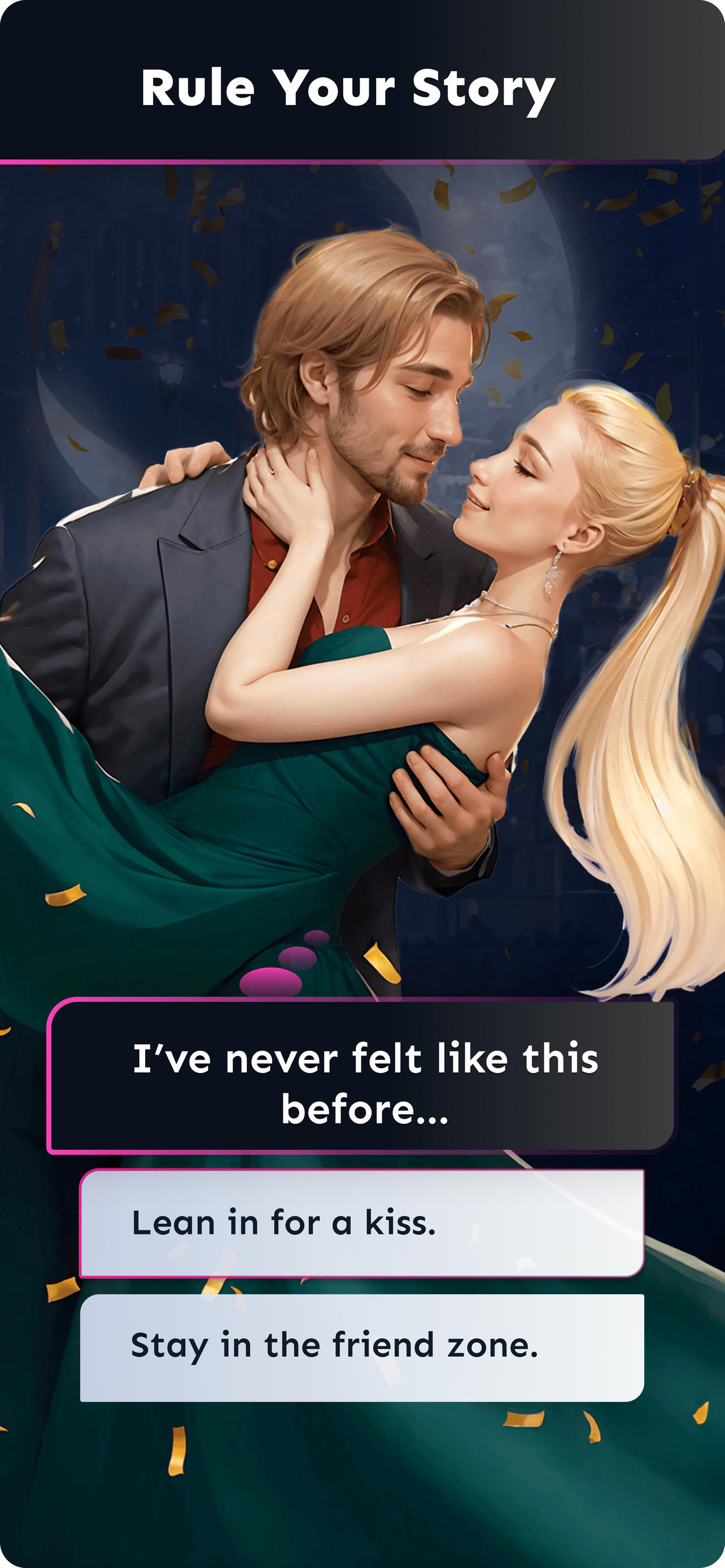 Cuplikan Layar Game Midnight Stories: Choice Games