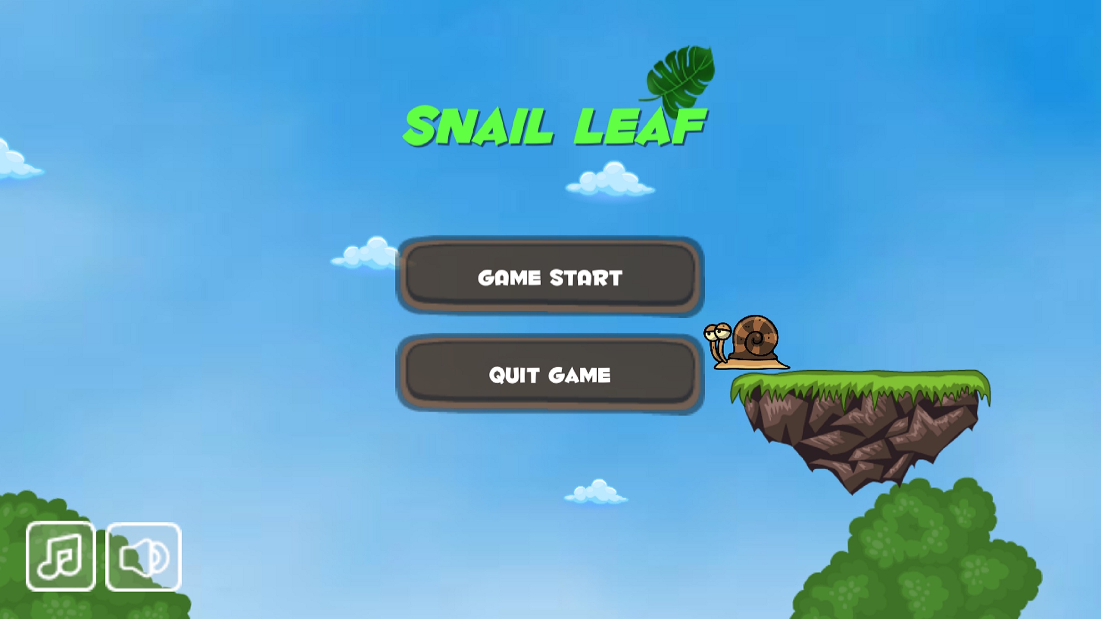 Snail Leaf Game Screenshot