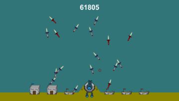 Captura de Tela do Jogo Missile Invaders