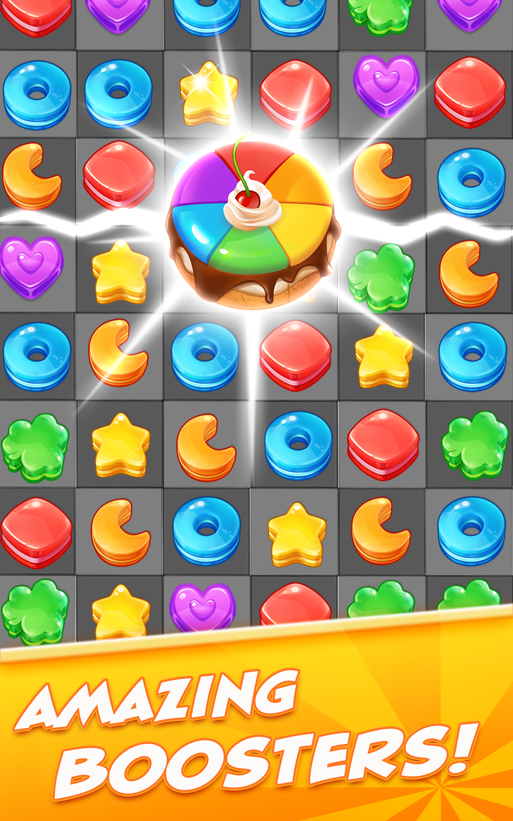 Cookie Dash Match 3 게임 스크린샷