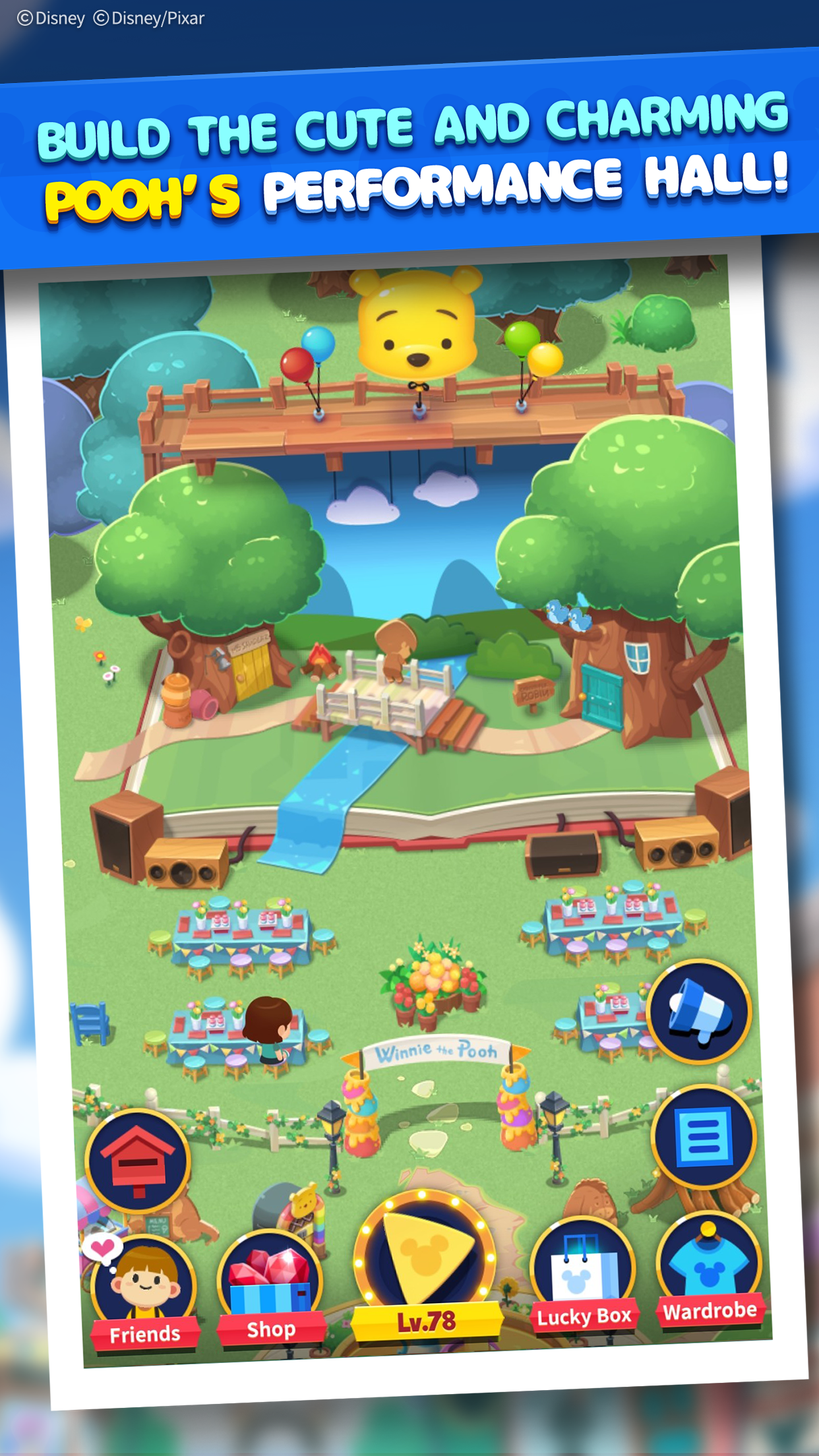 Disney POP TOWN 게임 스크린샷