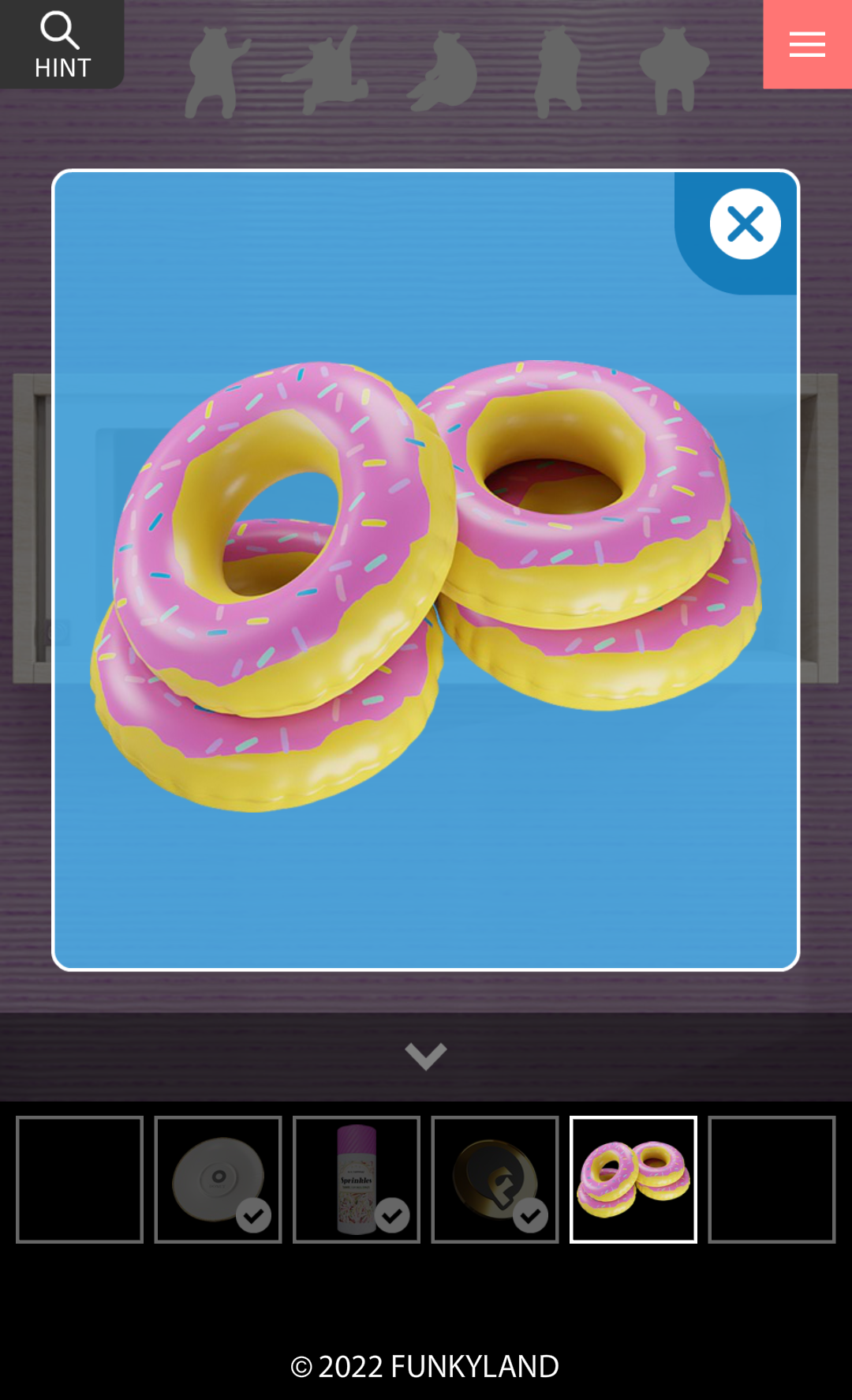 Escape the Panda Donuts Game Screenshot