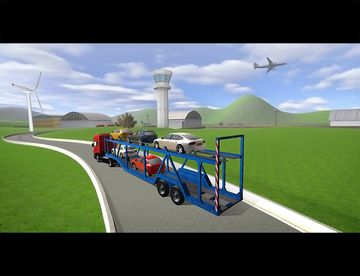 City Airport Cargo Plane 3D 게임 스크린샷