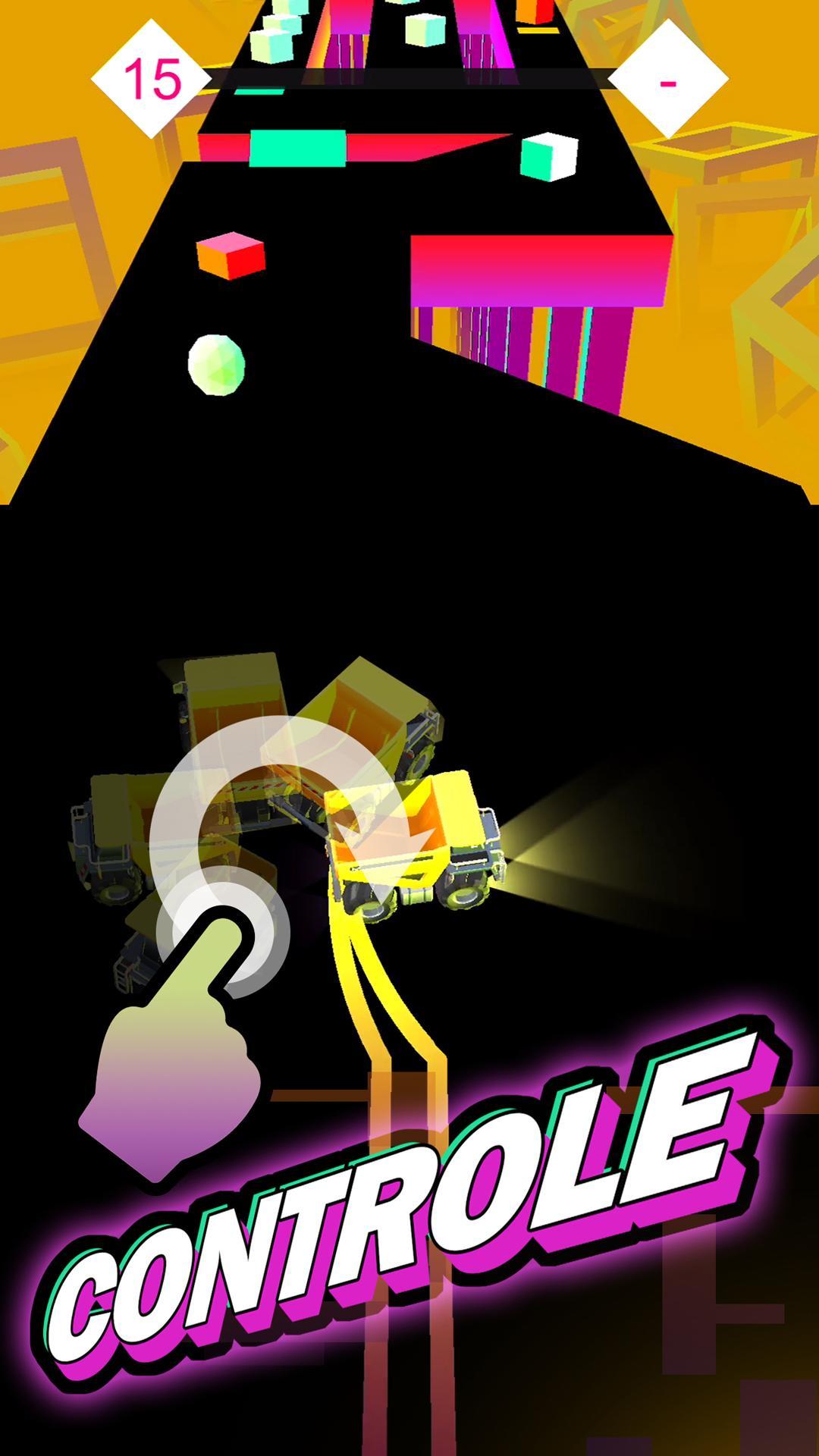 Captura de Tela do Jogo Cliff Drift Car Racing