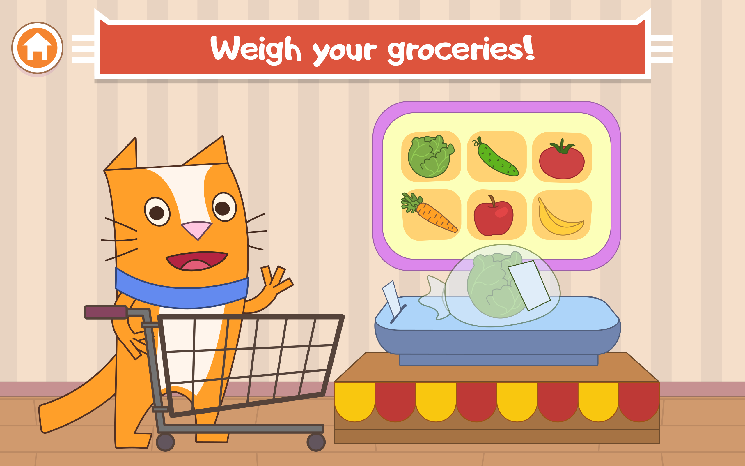 Captura de Tela do Jogo Cats Pets: Store Shopping Games For Boys And Girls
