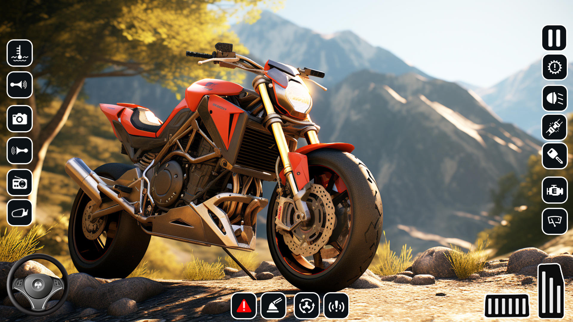 Mega Ramp Bike Simulation Game Game Screenshot