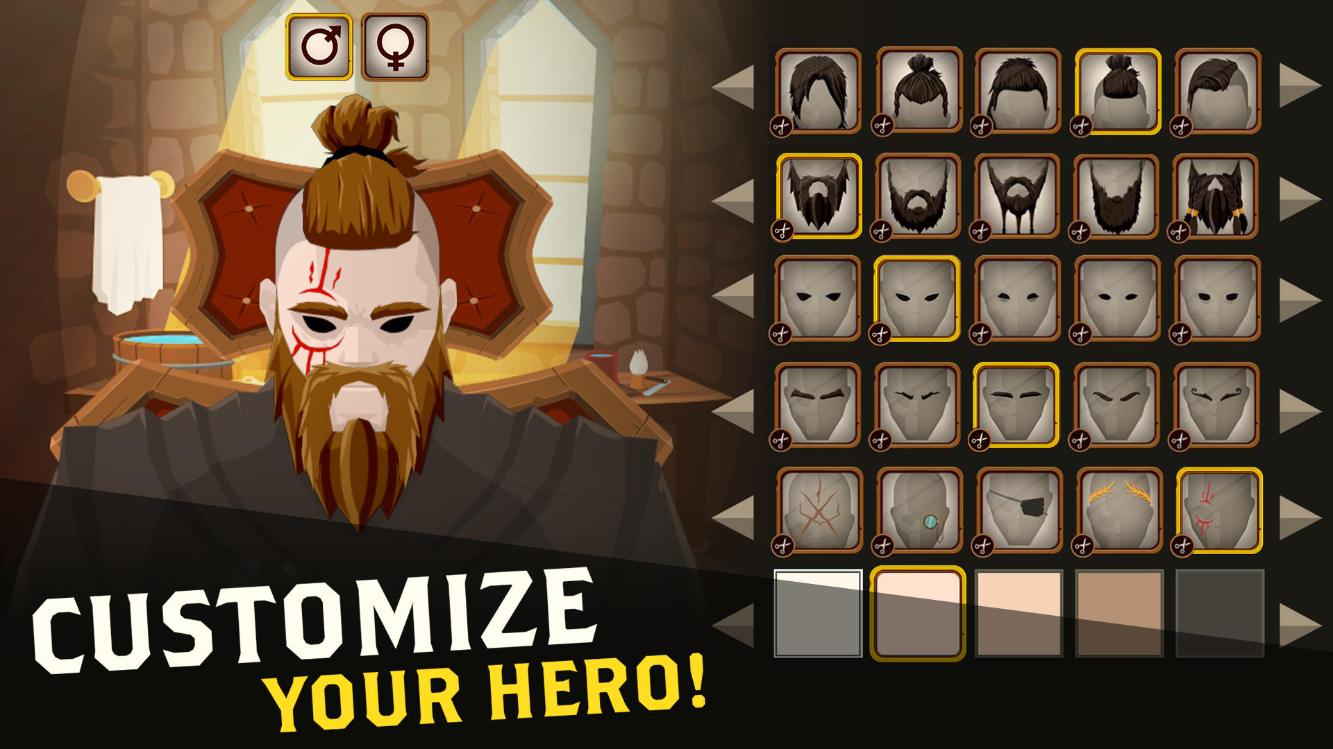 Questland: RPG Fantasy Game Game Screenshot