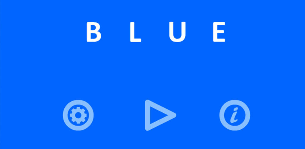 Banner of blue 