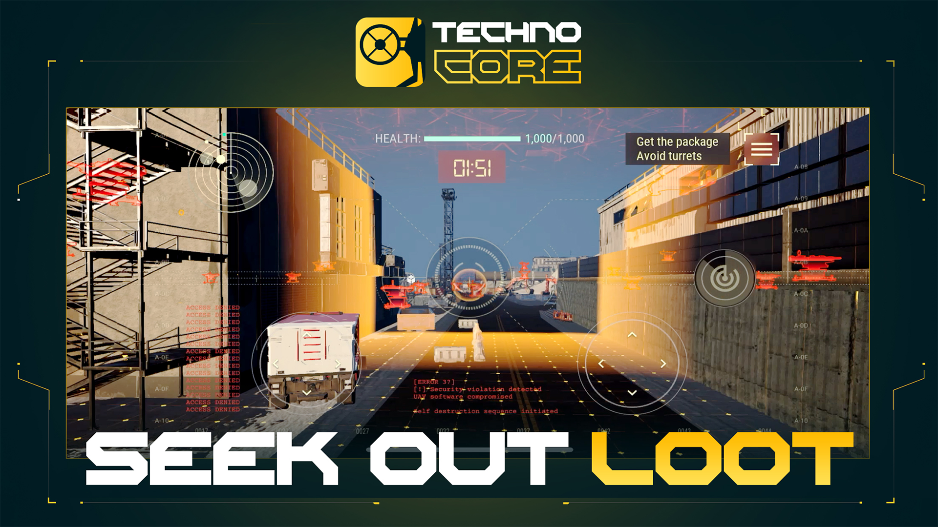 TECHNOCORE screenshot game