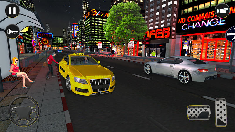 Cuplikan Layar Game Taxi Driving Game - Taxi Games