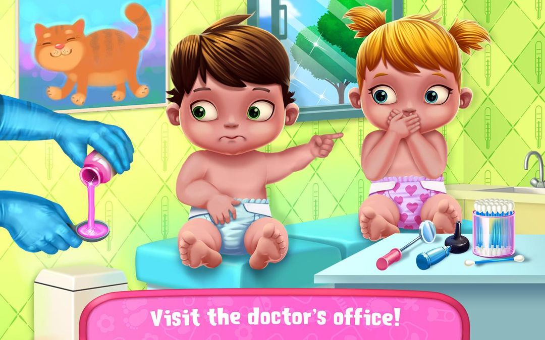 Baby Twins - Newborn Care ภาพหน้าจอเกม