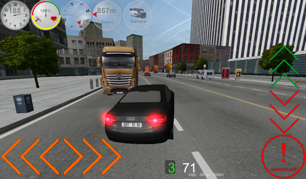 Скриншот игры Duty Driver City LITE