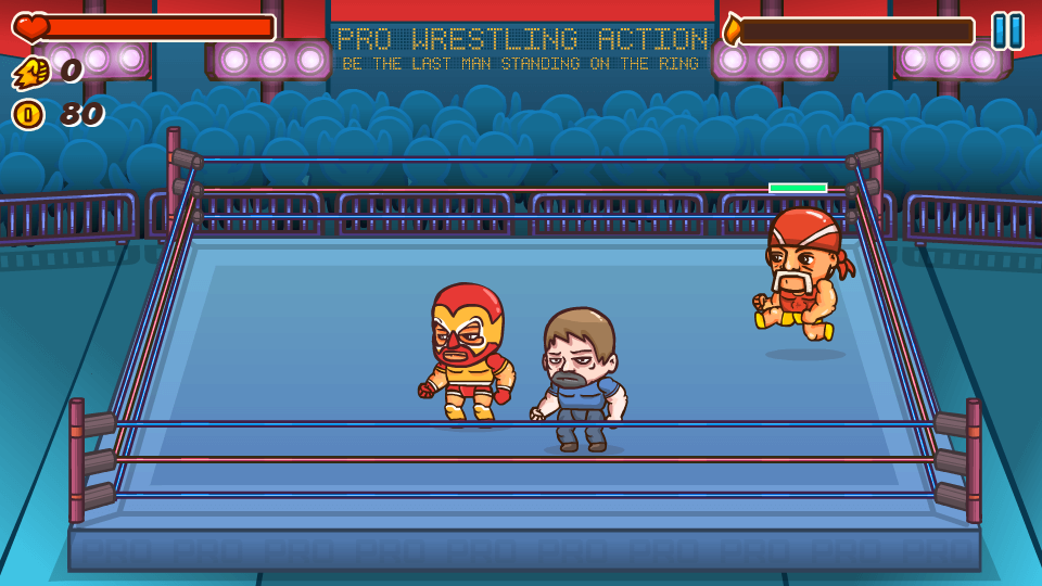 Pro Wrestling Action Game Screenshot