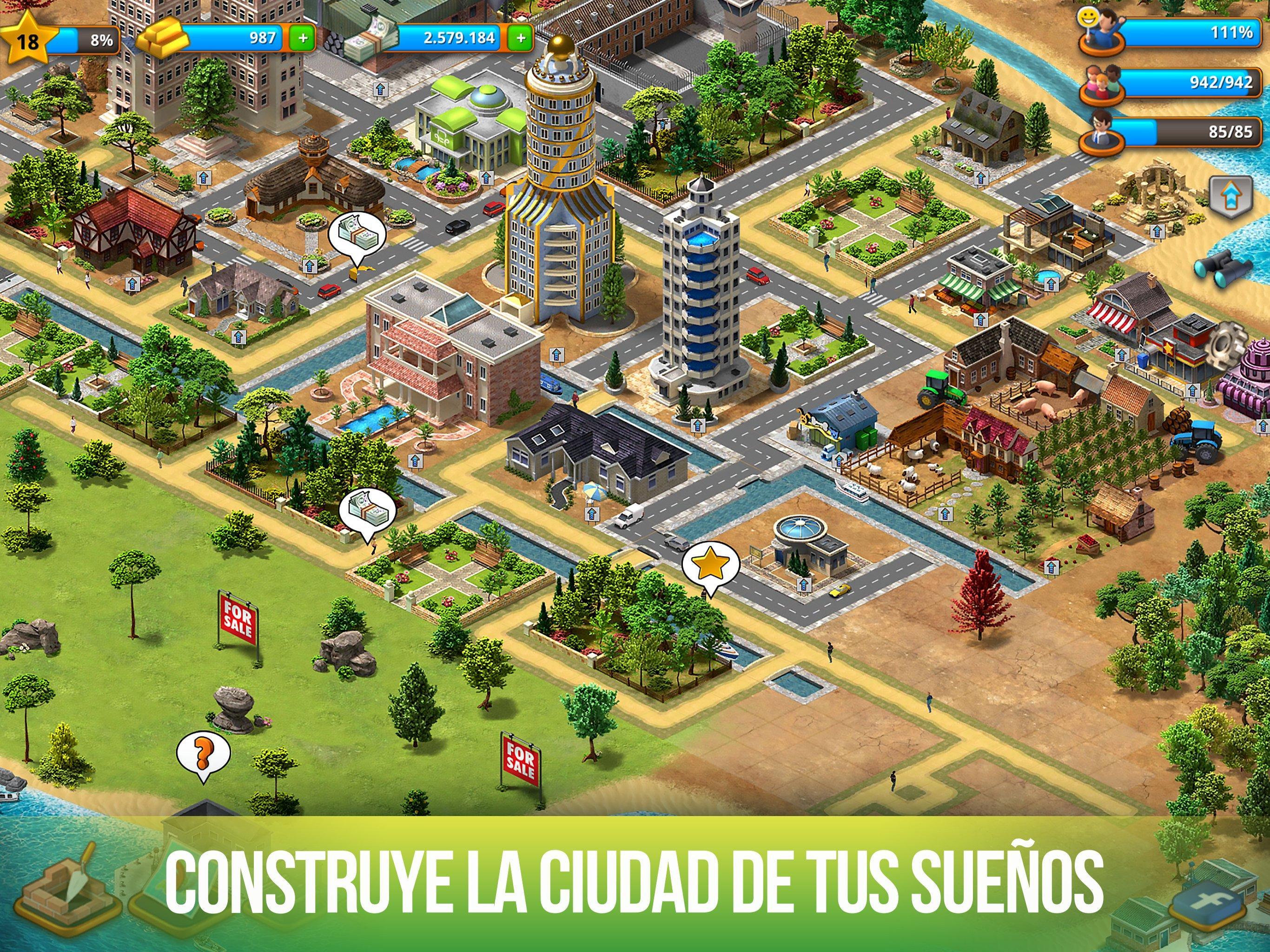 Captura de Pantalla del Juego Paradise City: Building Sim
