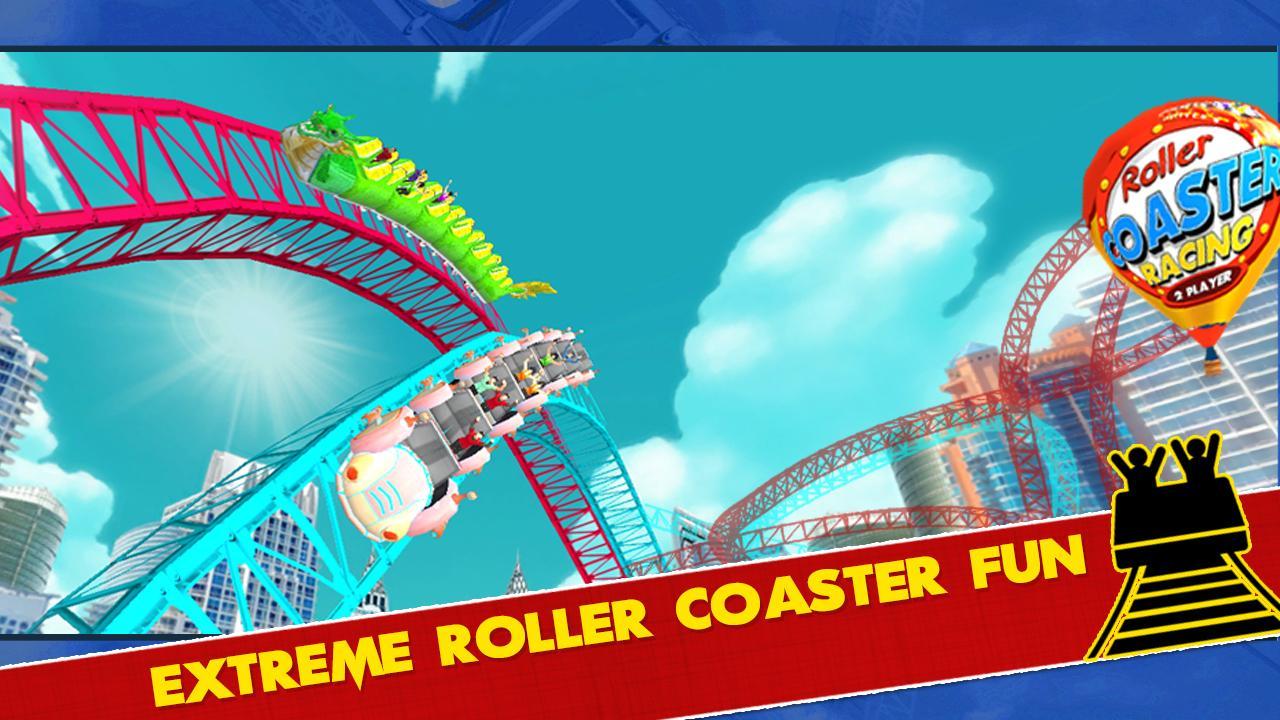 Roller Coaster Racing 3D 2 player Game Screenshot