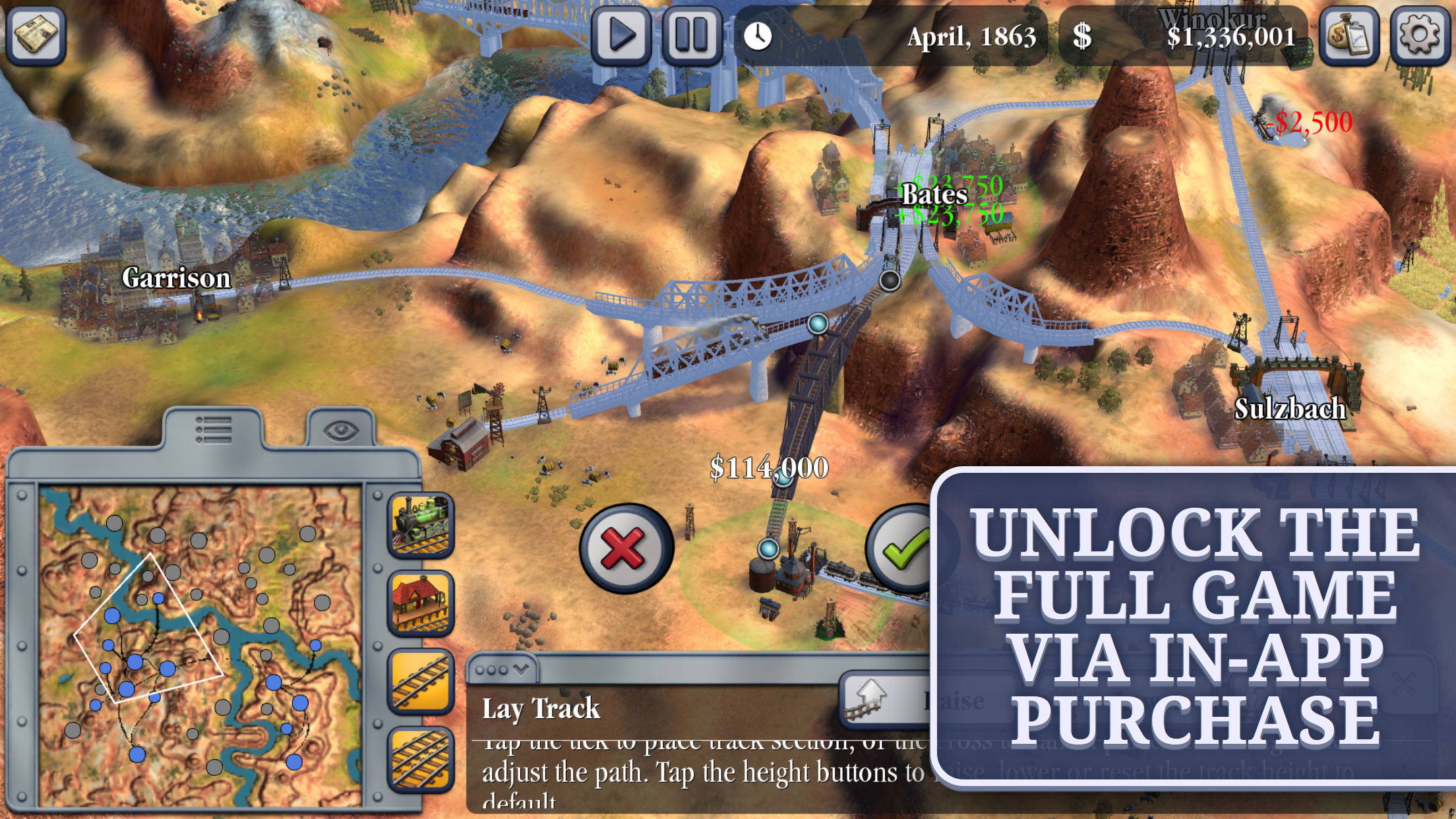 Sid Meier's Railroads! Game Screenshot