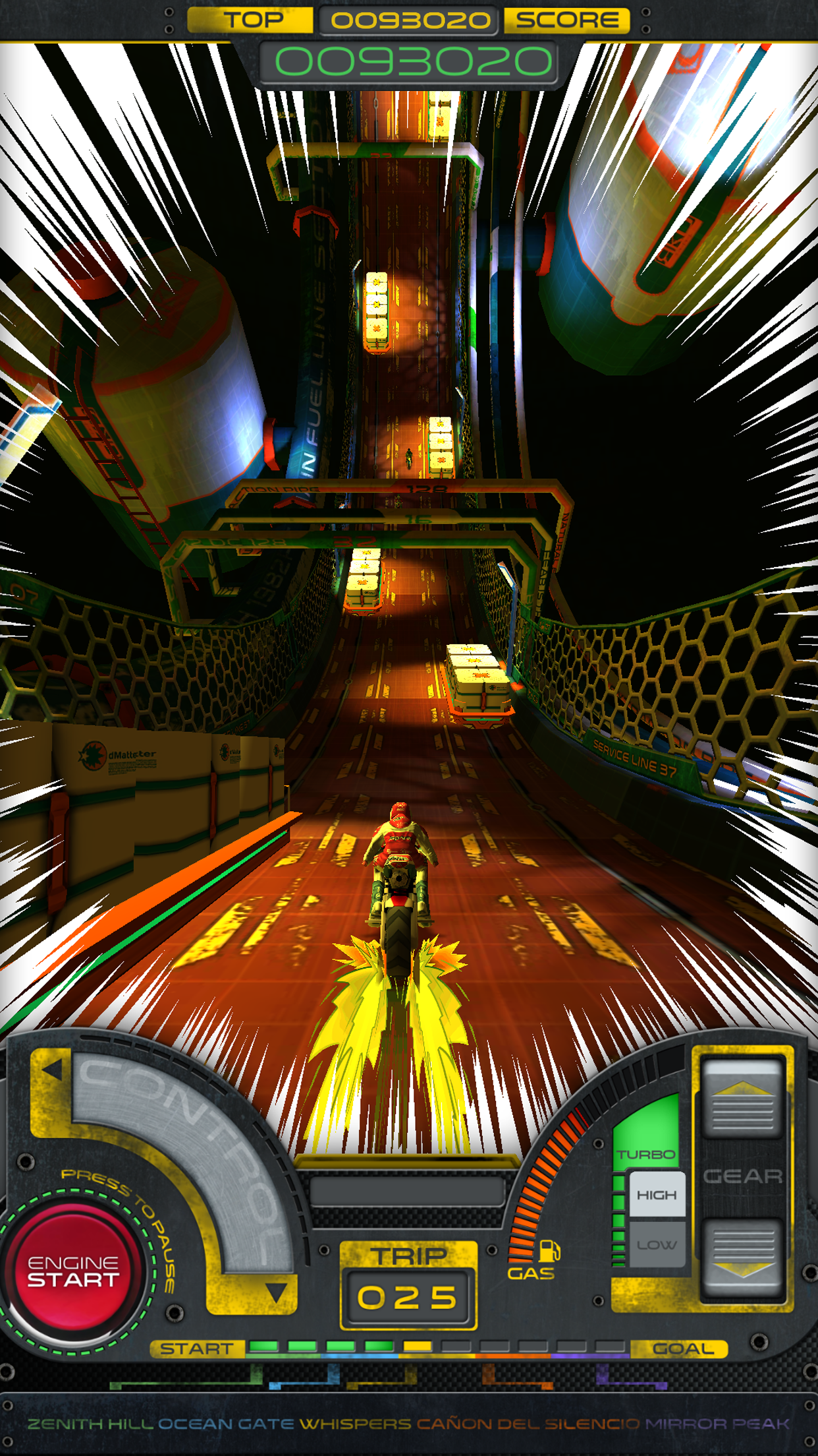 Moto RKD dash Game Screenshot