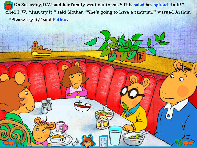 Screenshot of D.W. The Picky Eater