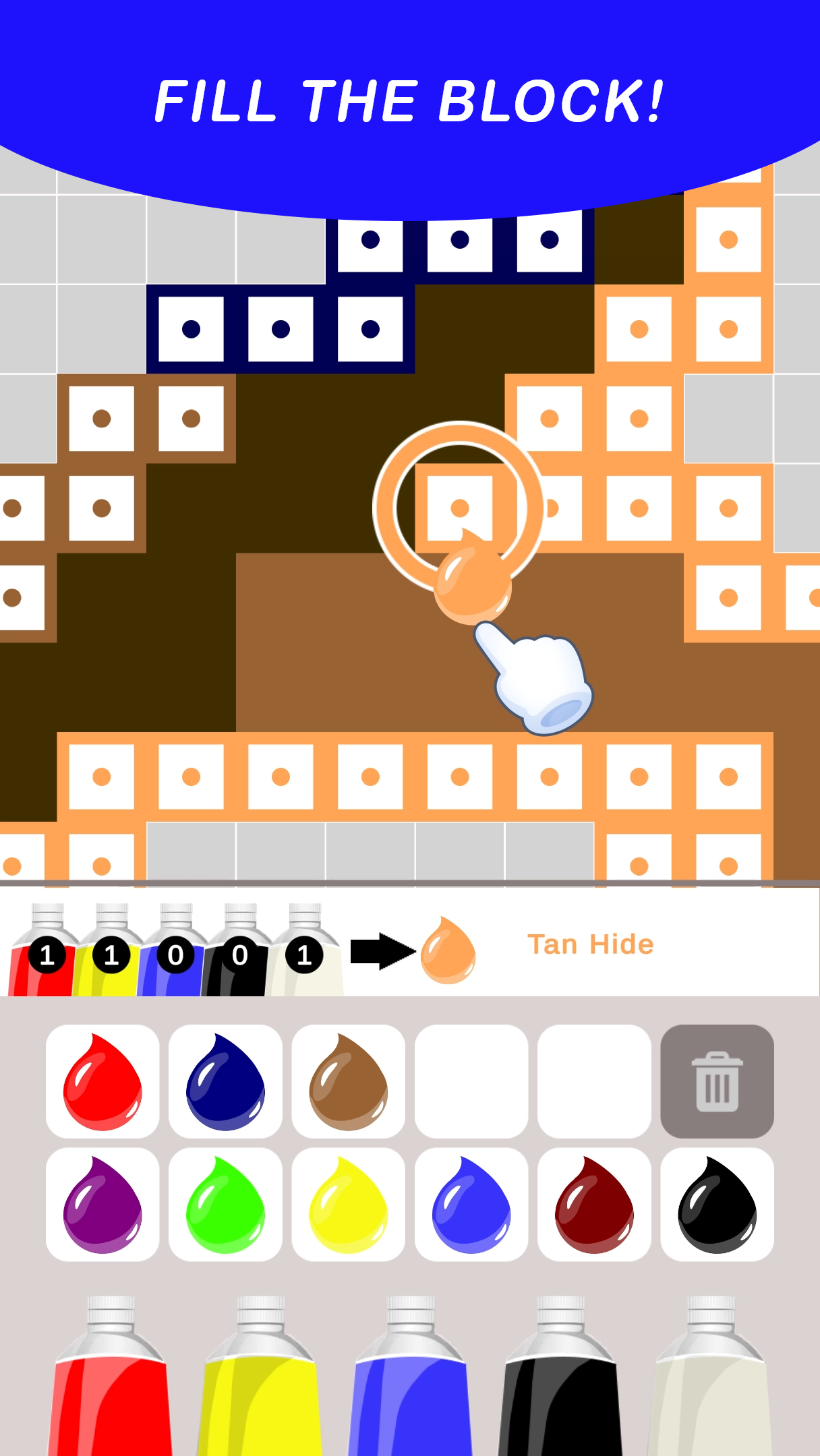 Screenshot of Merge Pixels - Color Puzzle