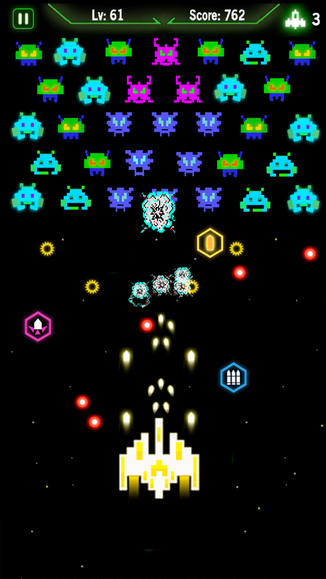 Captura de Tela do Jogo 太空侵略者