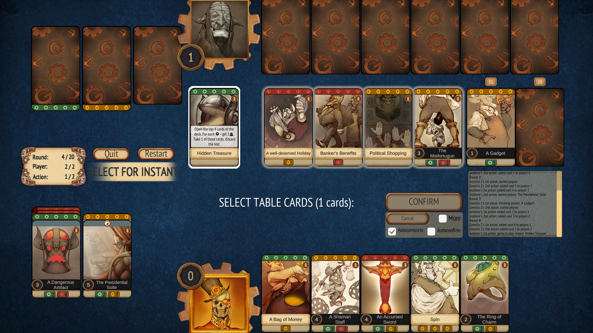 Gremlins, Inc. – Card Game screenshot game