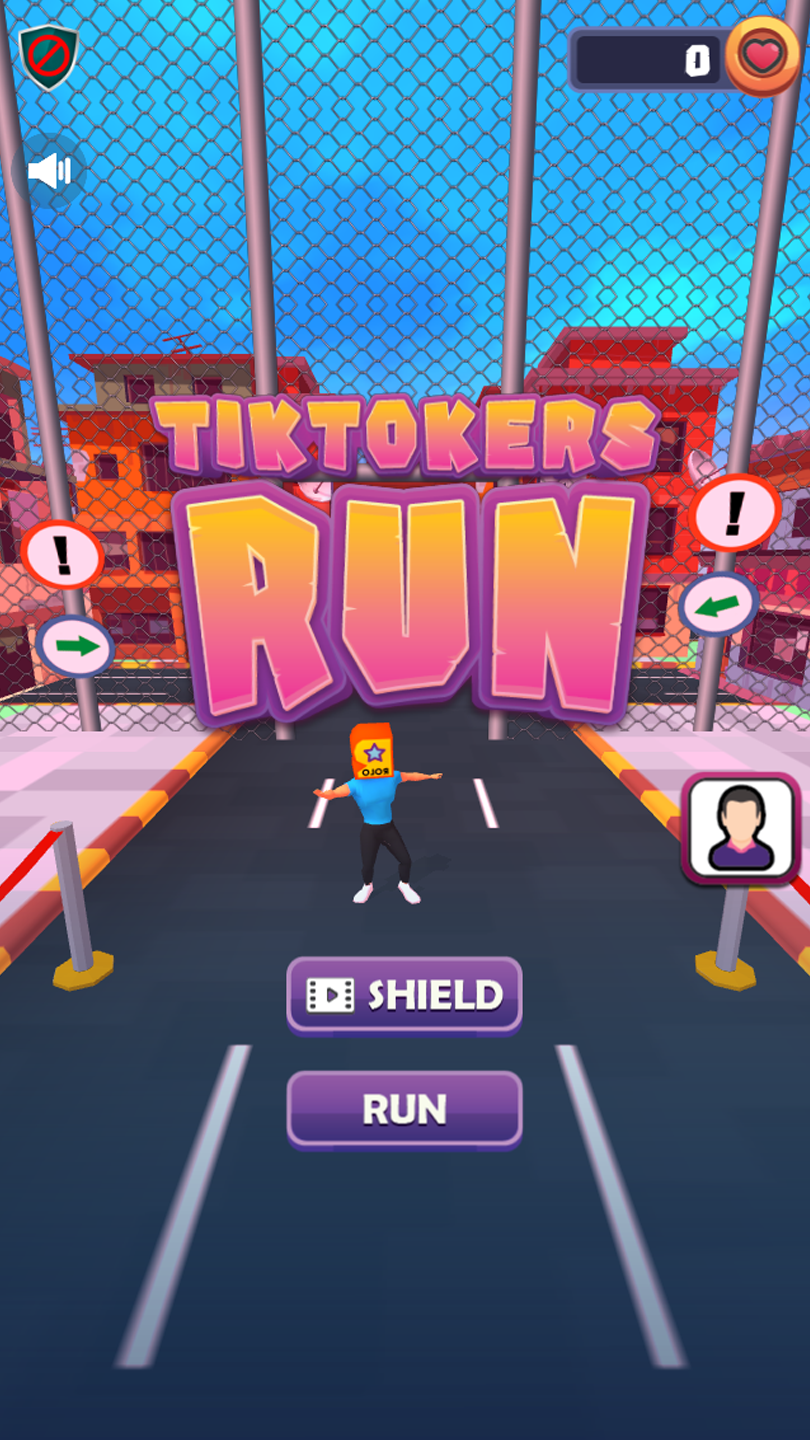 Tiktokers Run Game Screenshot