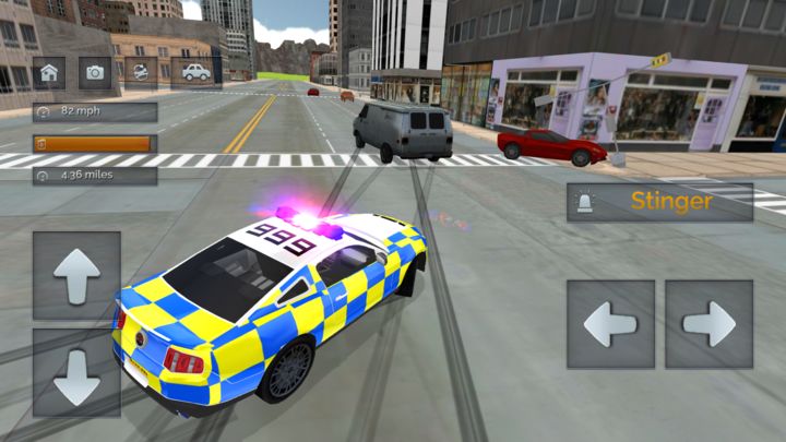 Screenshot 1 of Police Car Driving vs Street Racing Cars 1.10