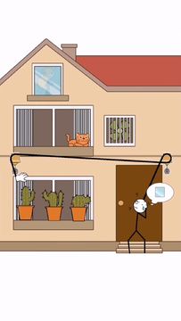 Thief Stickman: Puzzle Master Game Screenshot
