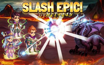 Slash Saga - Swipe Card RPG Game Screenshot