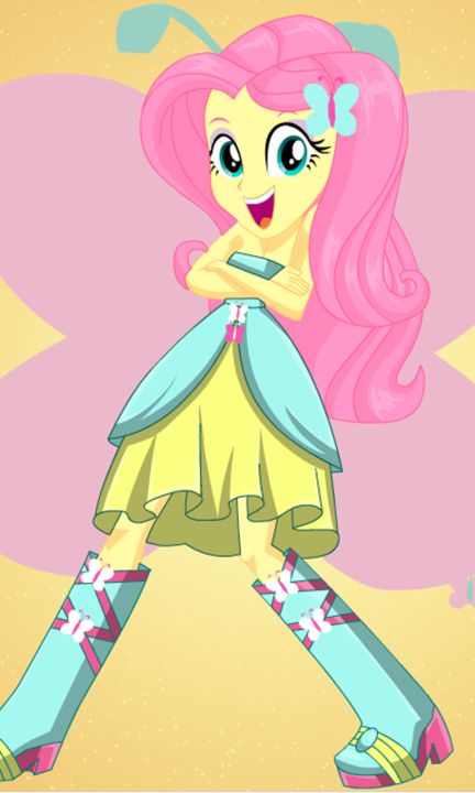 Fluttershy Dress Up Game Screenshot