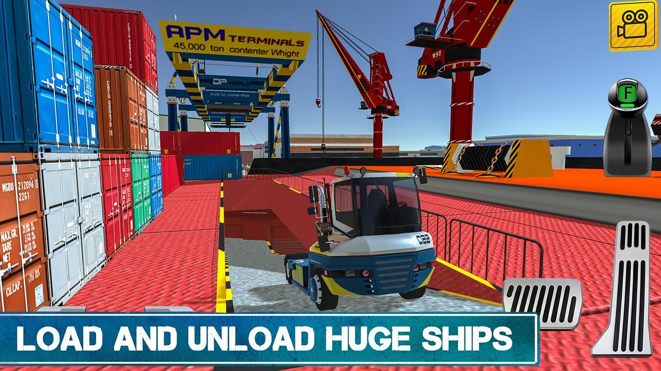 Cuplikan Layar Game Cargo Crew: Port Truck Driver