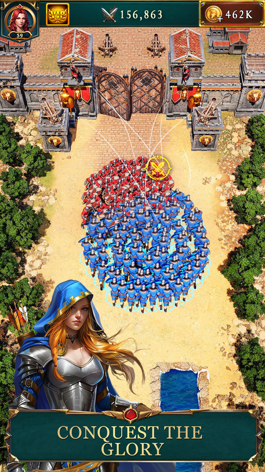 Screenshot of Rise of Glory: Battle Game
