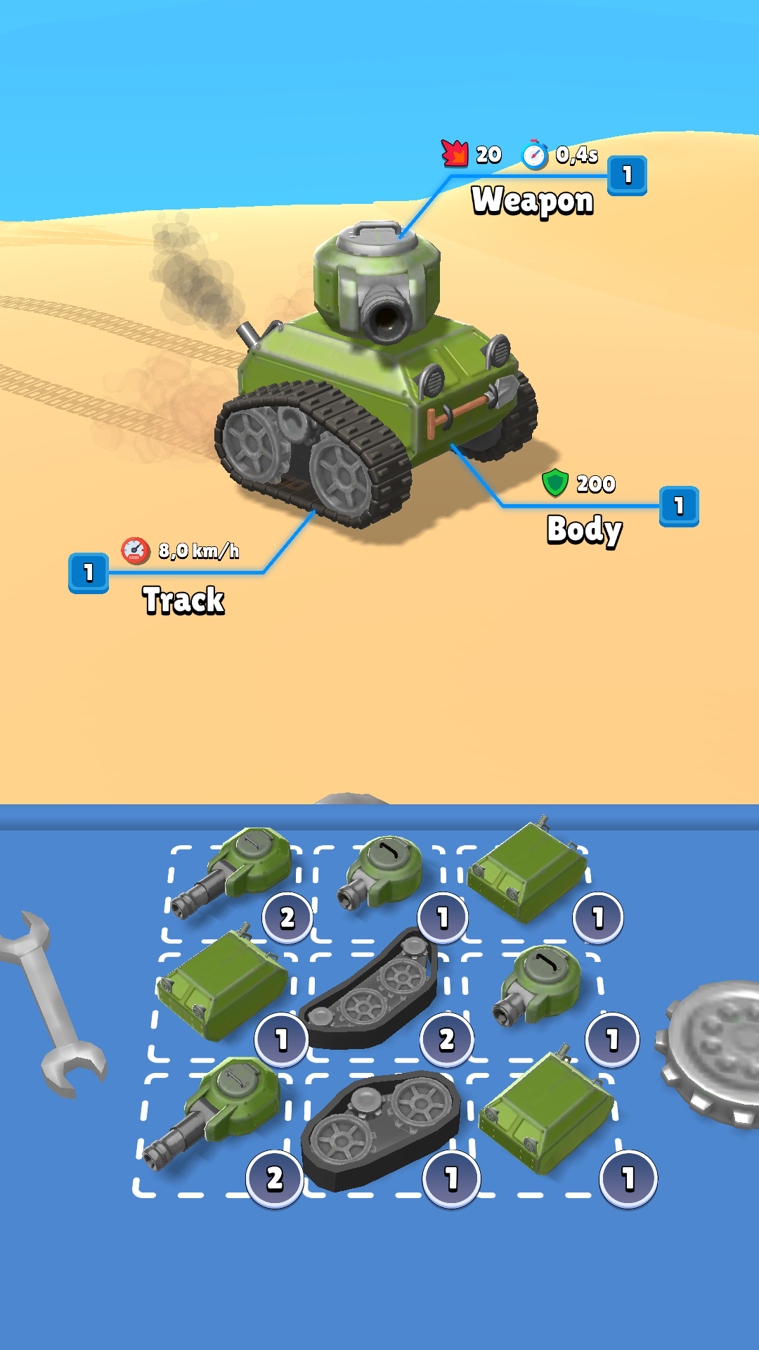 Скриншот игры Tank Merger