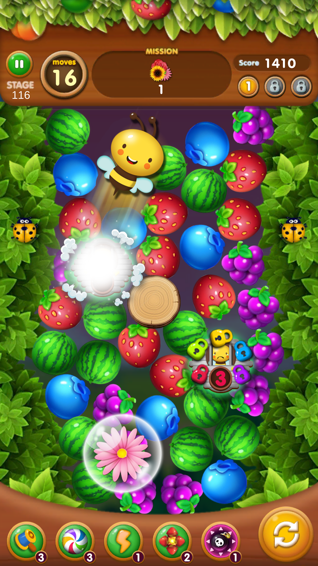 Fruits Crush: Link Puzzle Game ภาพหน้าจอเกม